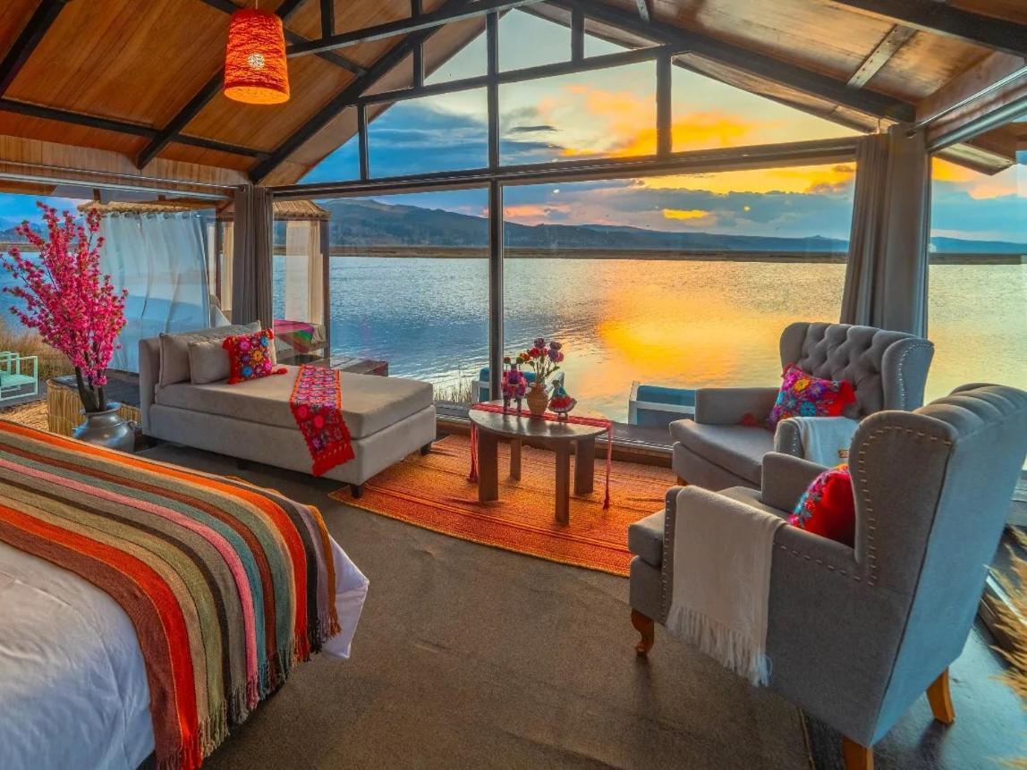 Kay Pacha Lodge Lago Titicaca All Inclusive Puno Exteriör bild