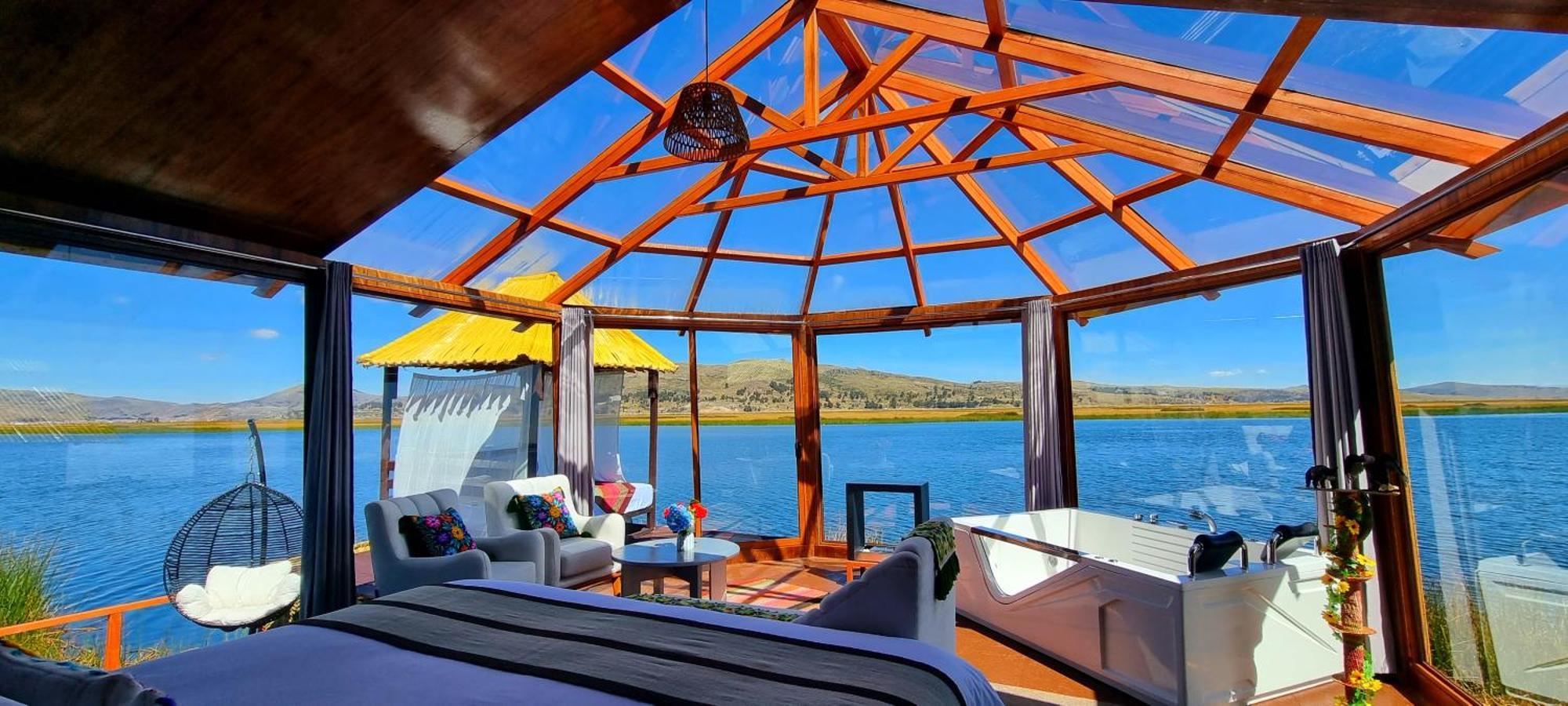 Kay Pacha Lodge Lago Titicaca All Inclusive Puno Rum bild