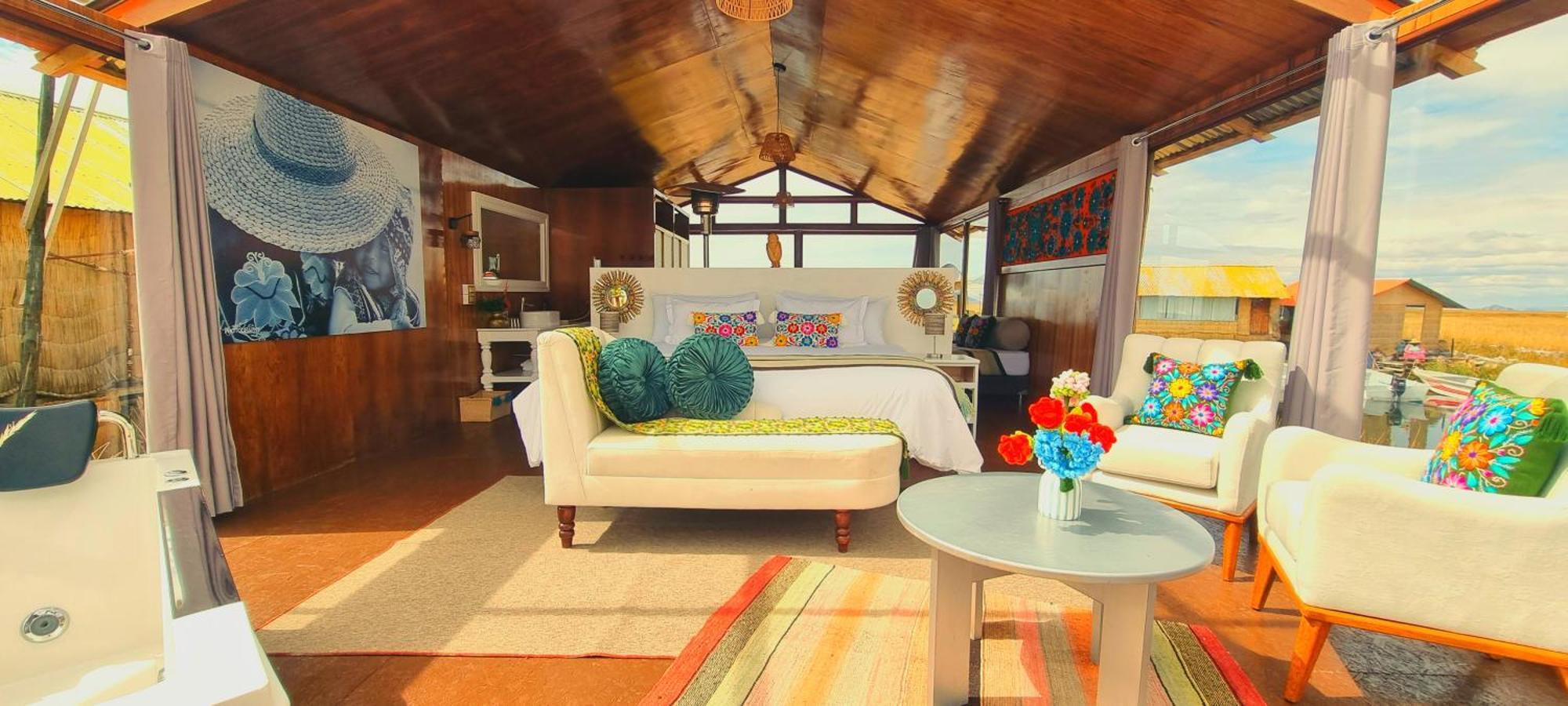 Kay Pacha Lodge Lago Titicaca All Inclusive Puno Rum bild